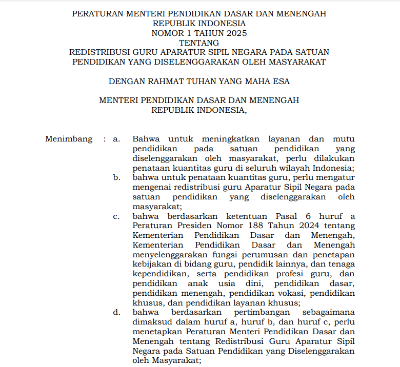 Kabar Gembira Guru ASN Bisa Mengajar di Sekolah Swasta